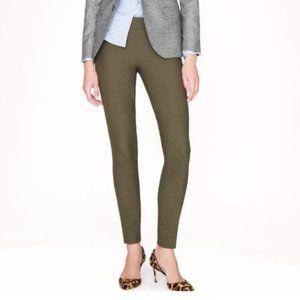 J. Crew Minnie Olive Green Skinny Pants